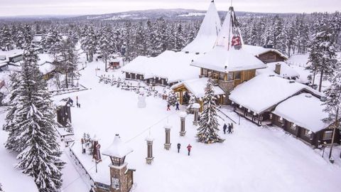 Hop On A Sleigh And Dash Through The Snow At The Santa Claus Village in Finland