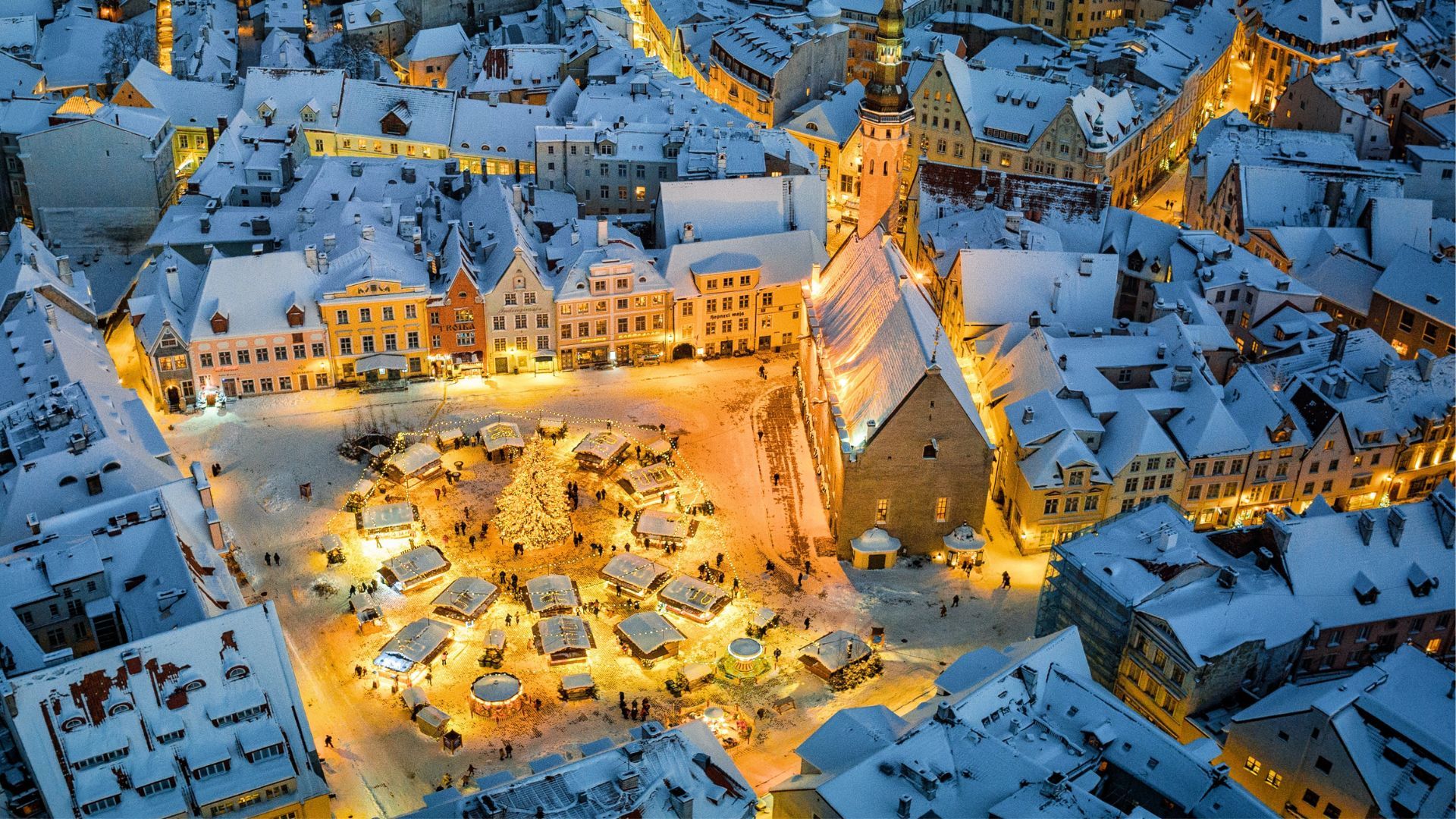 Victoria Gardens Shopping Mall in Lviv with Christmas Decoration