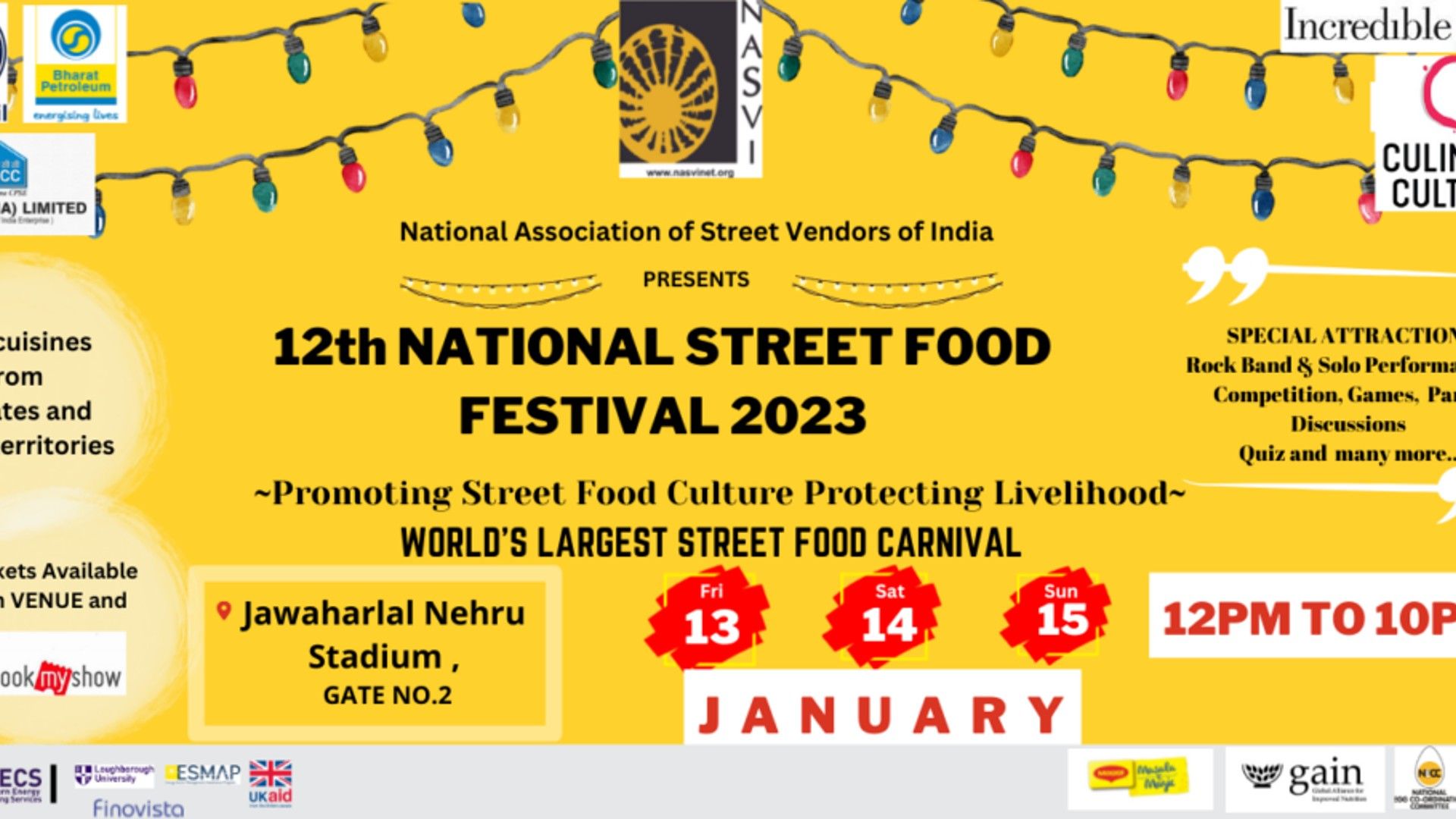 National Street Food Festival 2023: Date, Venue, Timings And More