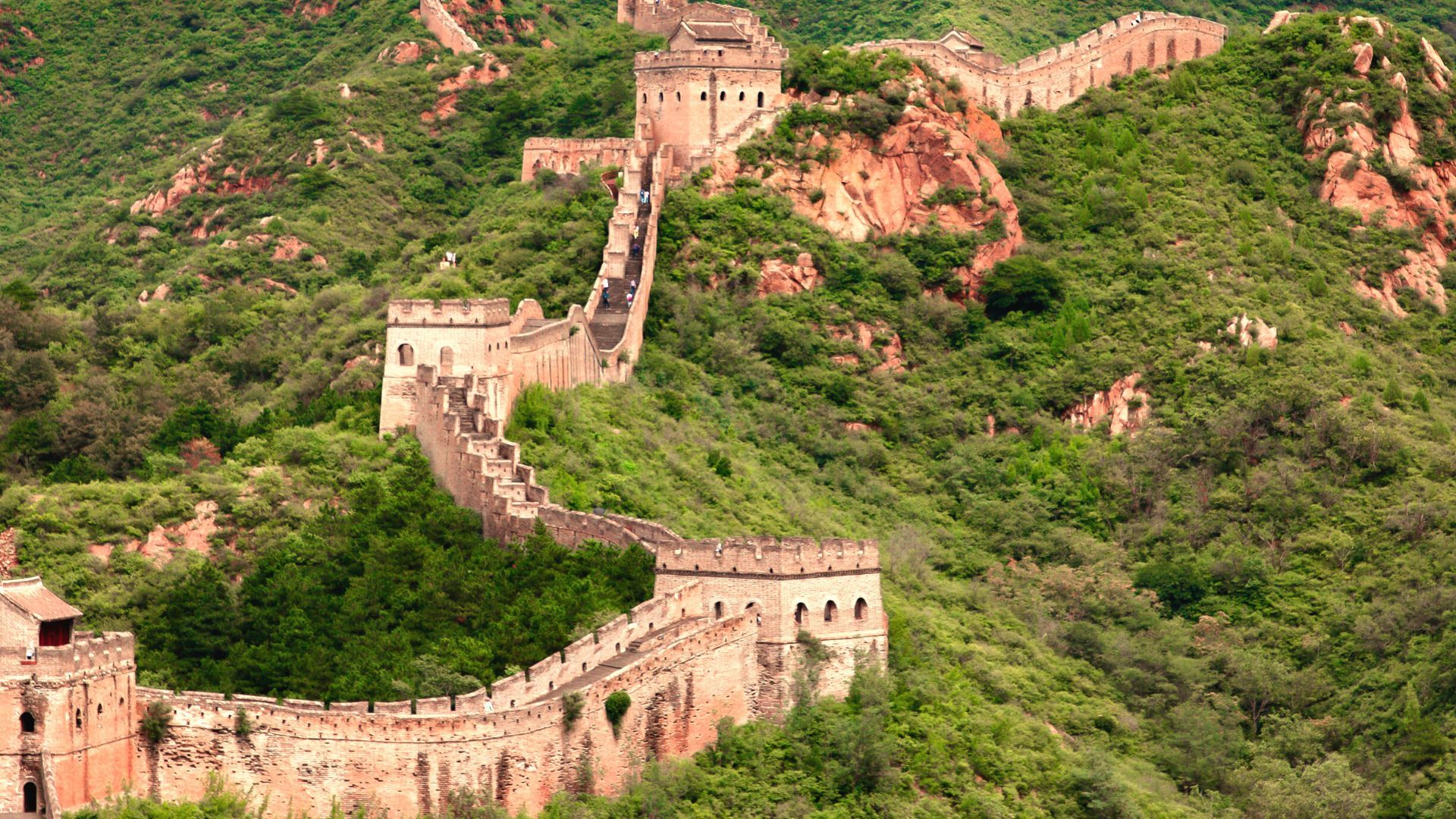 Great Wall Of China Side View