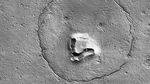 NASA Orbiter's Latest Capture On Mars: A Teddy Bear Image