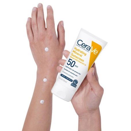 CeraVe Hydrating Mineral Sunscreen SPF 50
