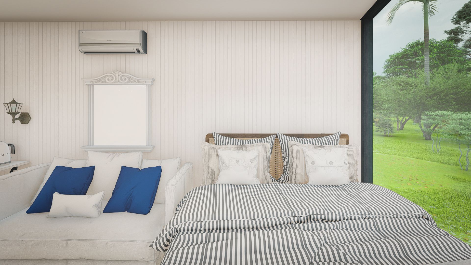 Interior of tiny house