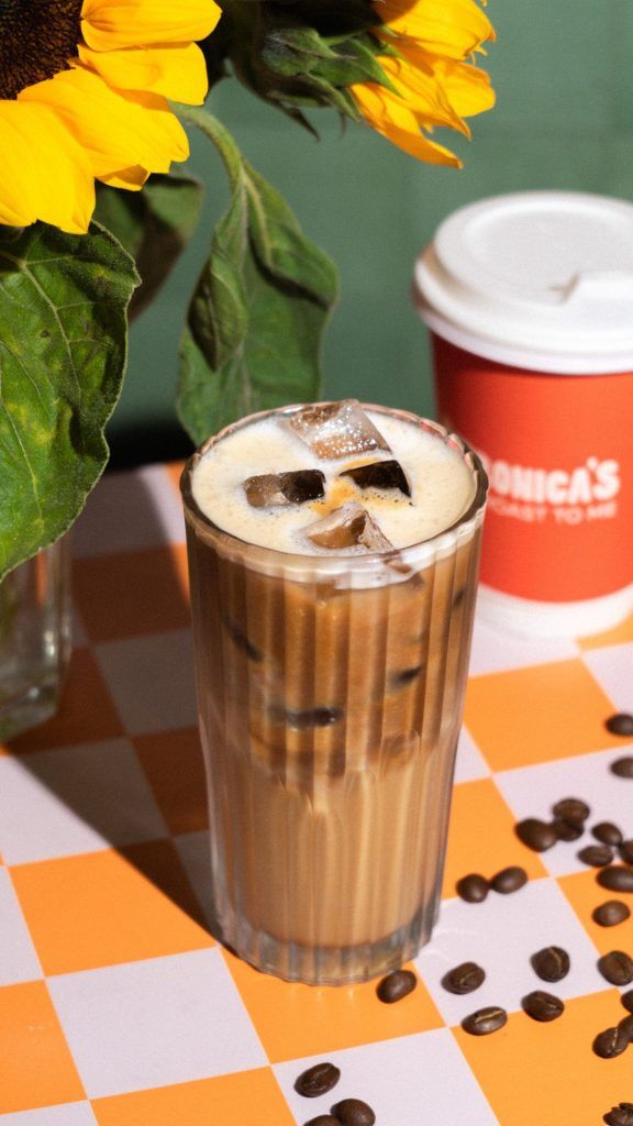 Veronica_s Cold Coffee with oat milk and dates syrup