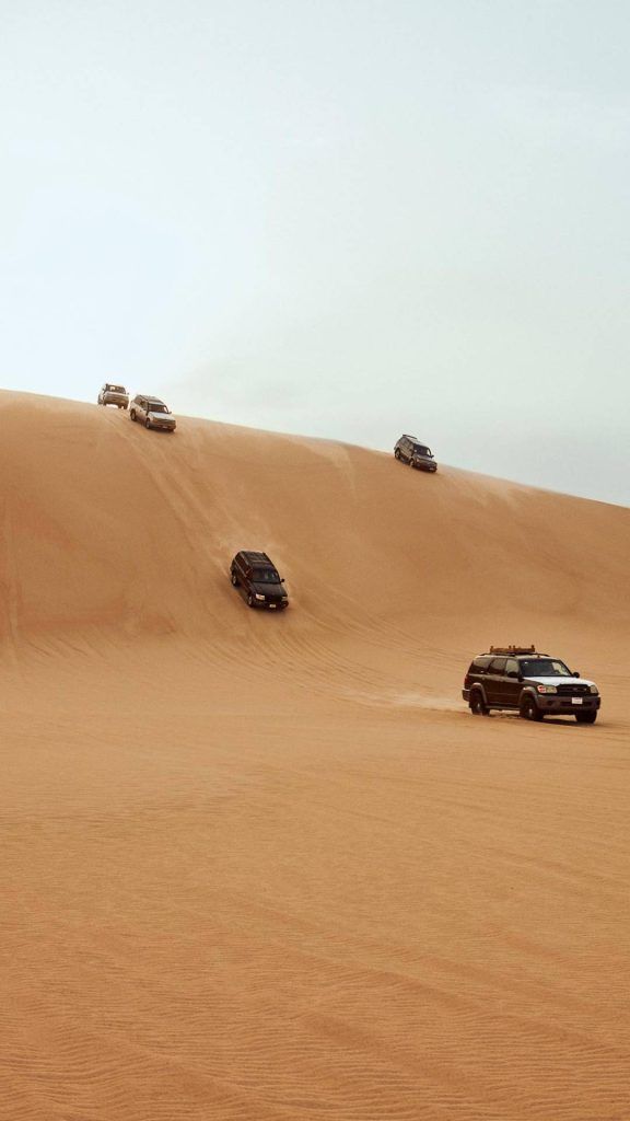 Off-roading on desert Siwa
