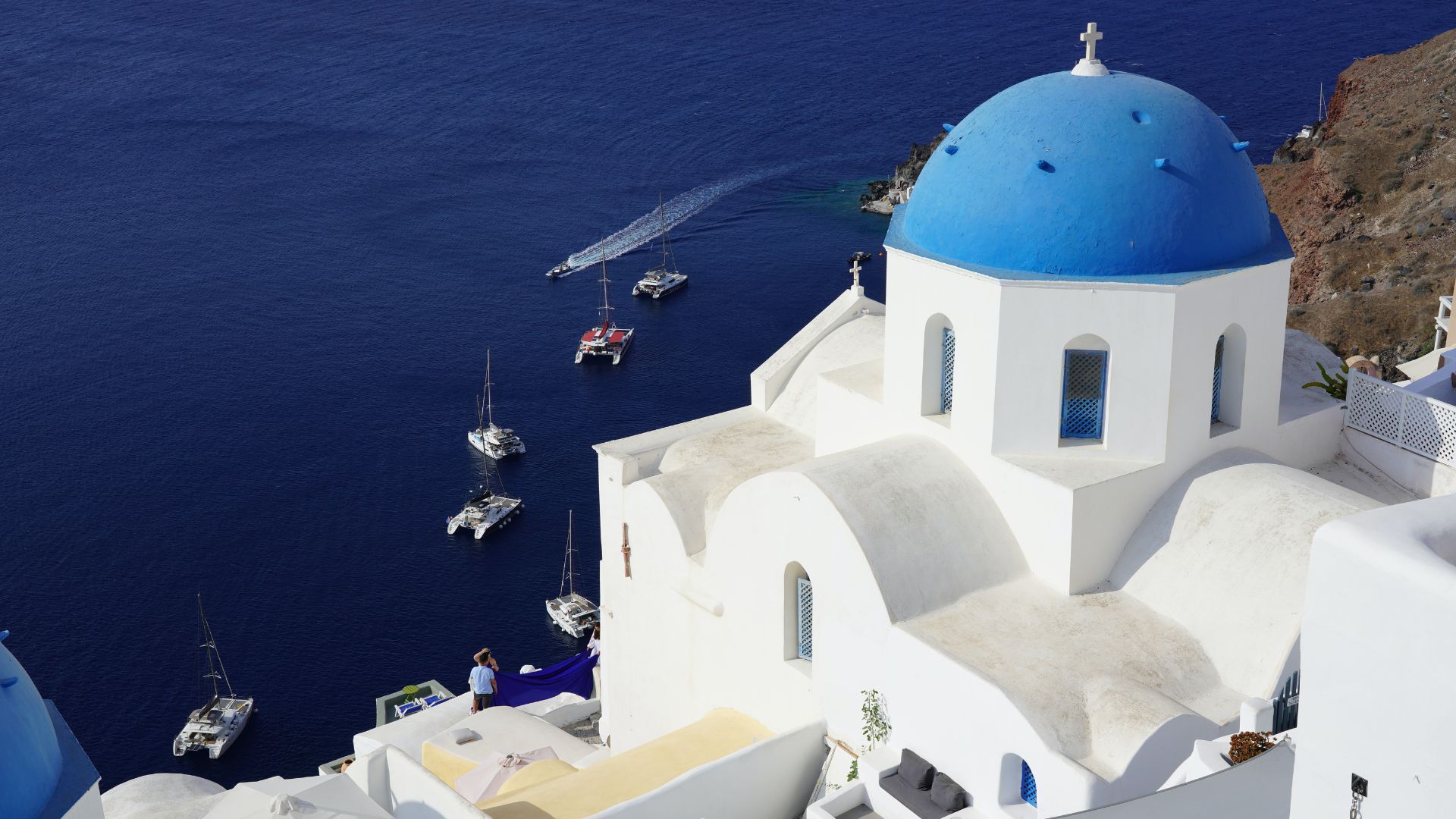 Santorini, Greece, Best Destinations To Take A Trip With Friends