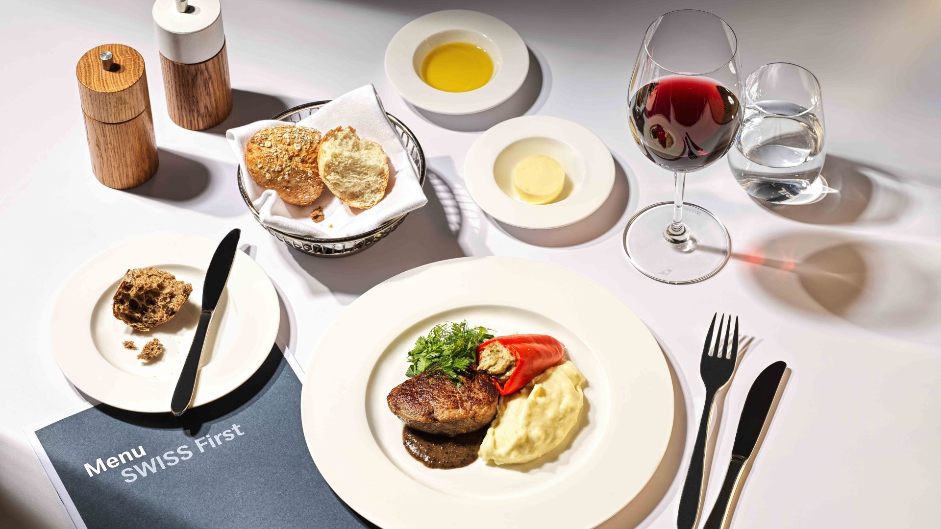 Airlnes with best food - michelin food Swiss Air Line