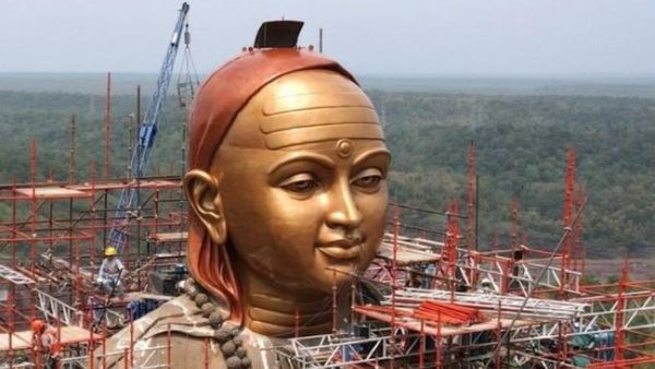 You Can Witness The 108-ft Adi Shankaracharya Statue In Madhya Pradesh Now