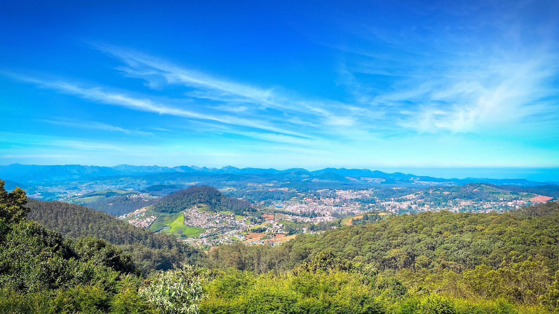 View from Doddabetta Peak