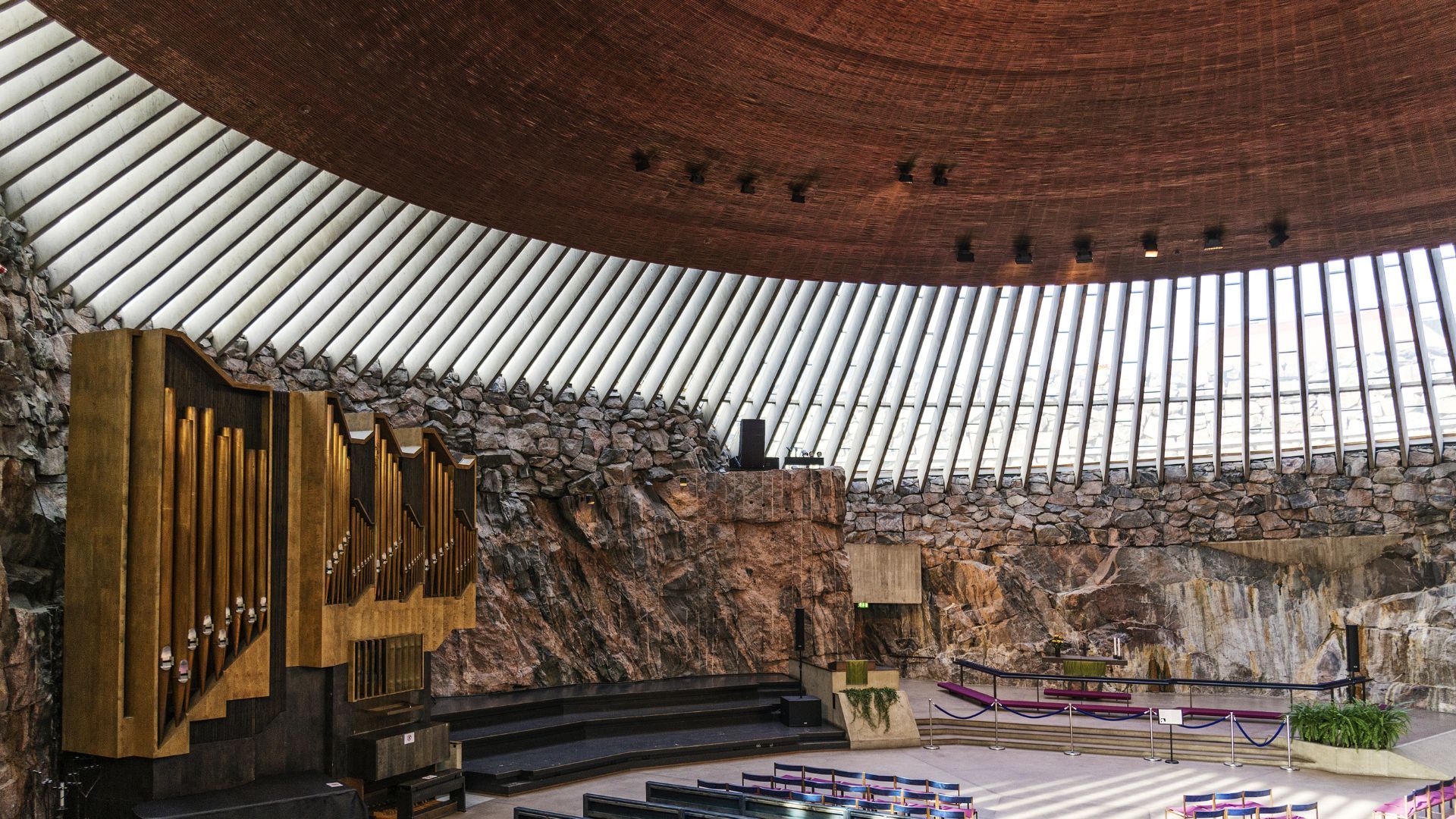 Temppeliaukio Church, Finland - unique temples and churches in the world