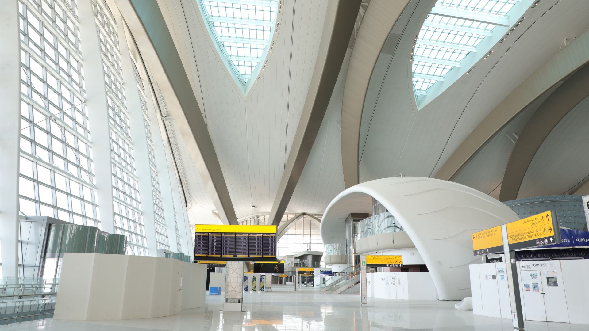 Abu Dhabi’s Zayed International Airport Fuses Culture & Modernity