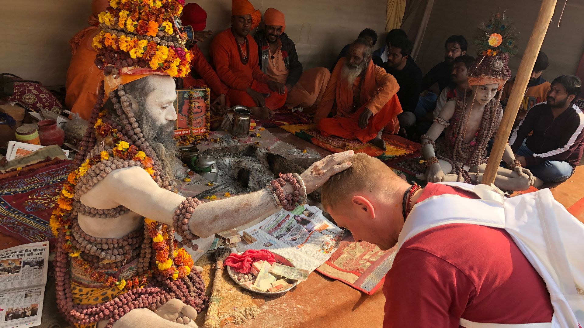 Blessings at Prayagraj