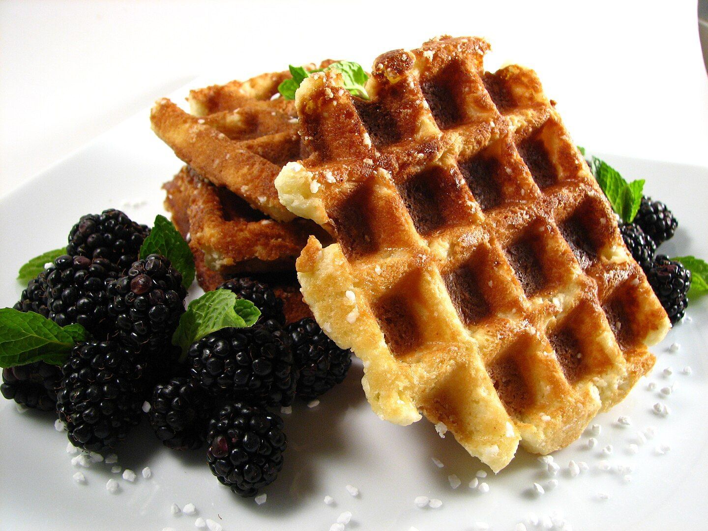 Belgian Liège waffles