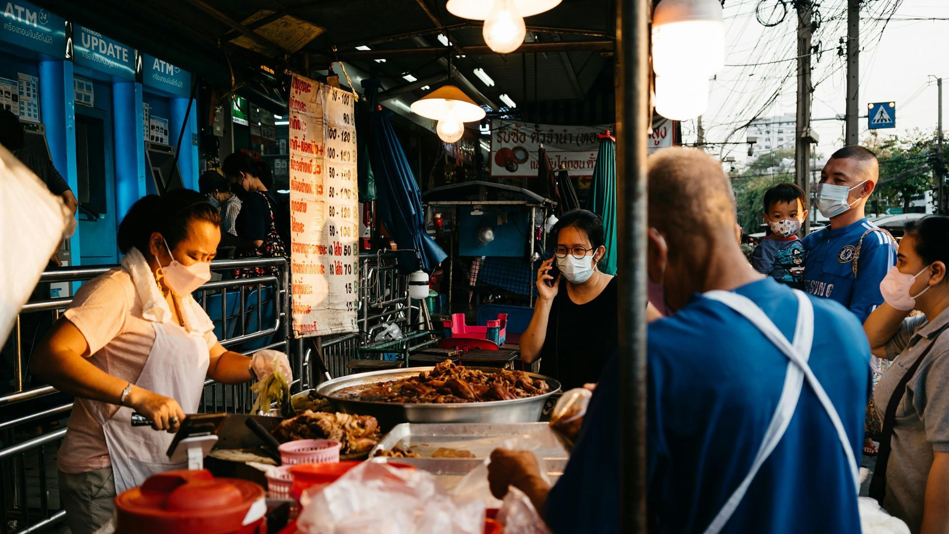 Bangkok, street vendor, food