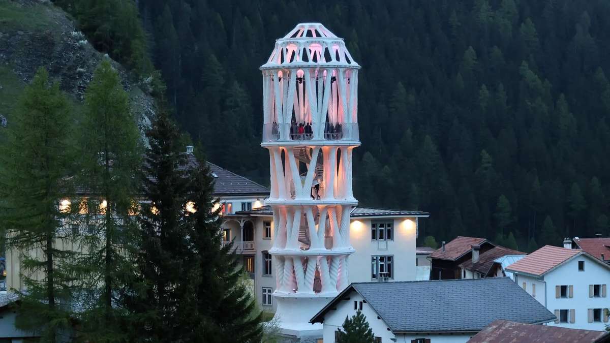 Switzerland Unveils The World's Tallest 3D-Printed Building 'Tor Alva'