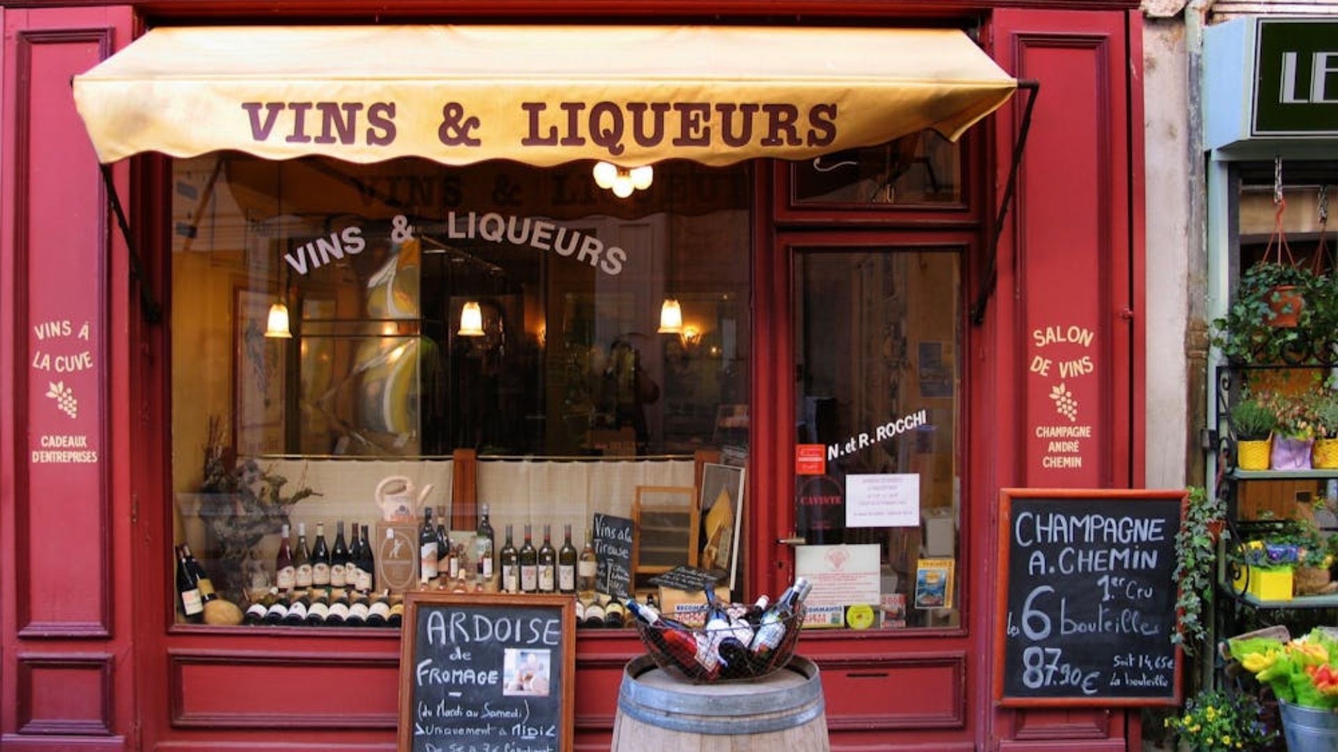 Liquor store in France