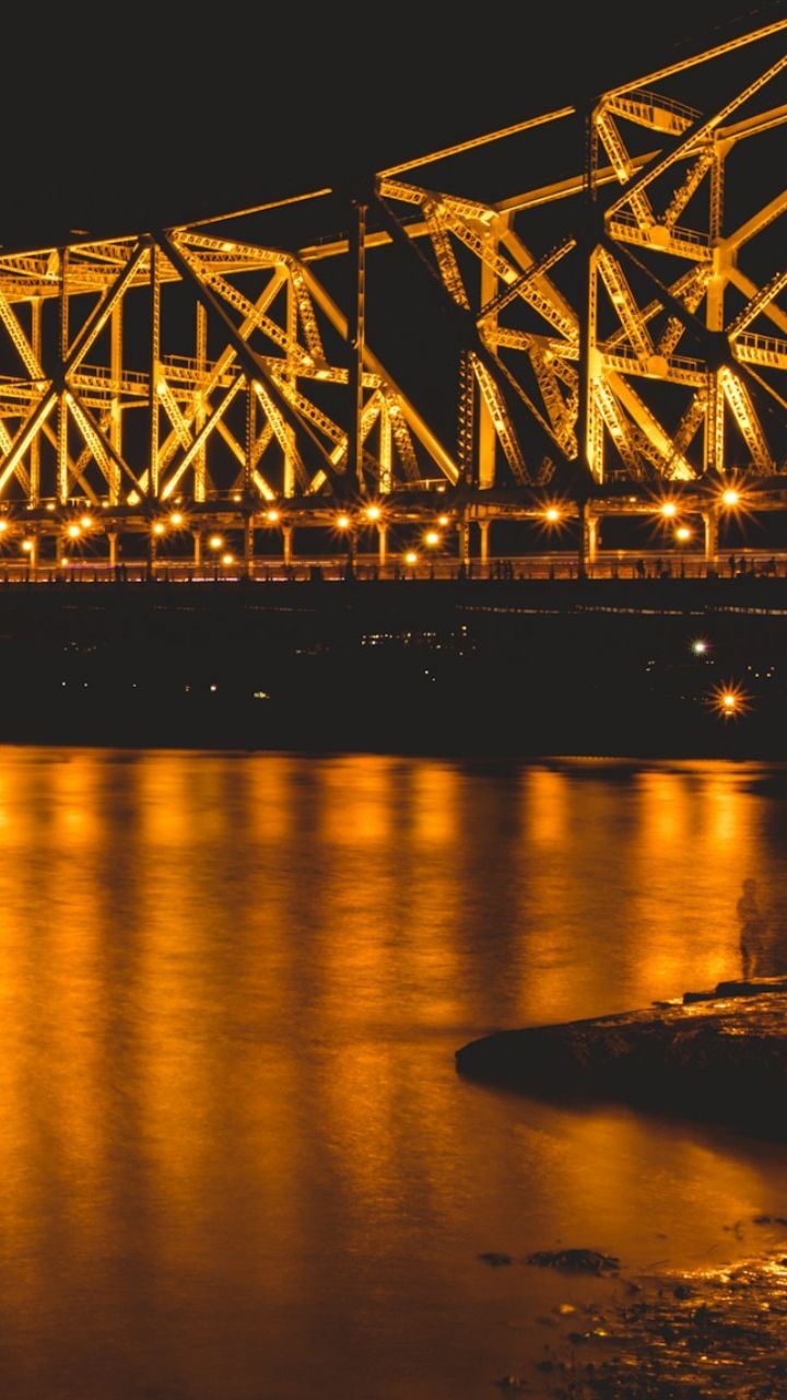 KOLKATA-HOWRAH BRIDGE | Taken from Kolkata City, India | Flickr, image size:720x1280