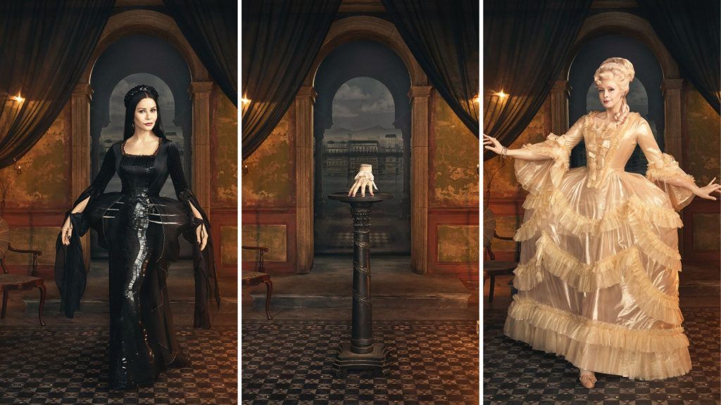 cast of netflix's wednesday at venice