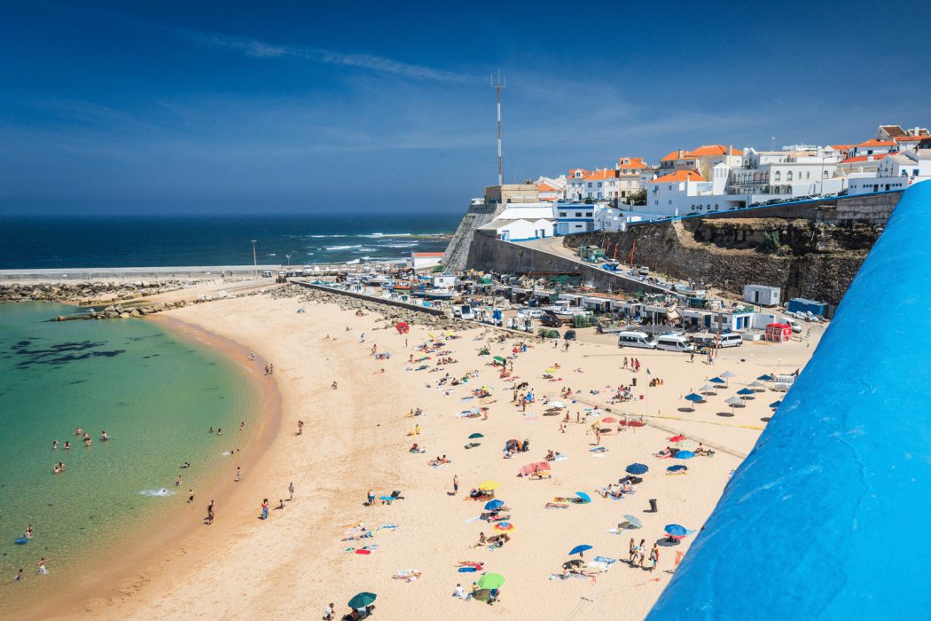 The popular beach town Ericeira, Portugal, one of the best surf towns in the world