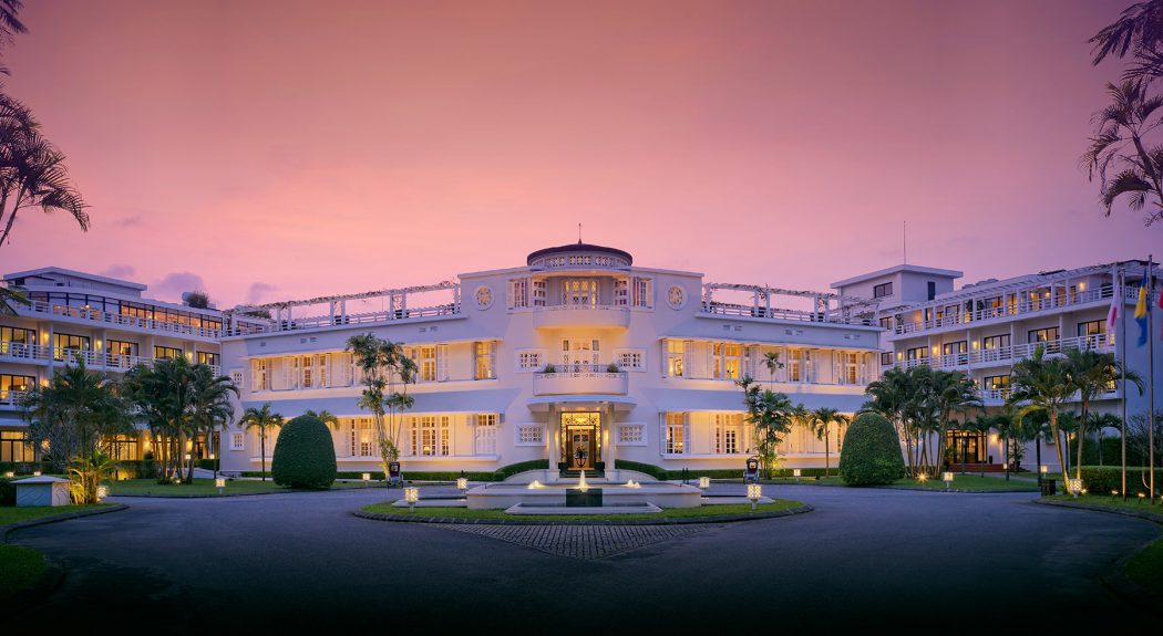 A colonial meets Art Deco-inspired mansion, Azerai main building Hue travel guide