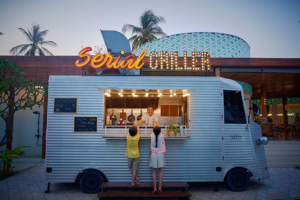 SEEN Beach Club Samui Restaurant Griller Food Truck
