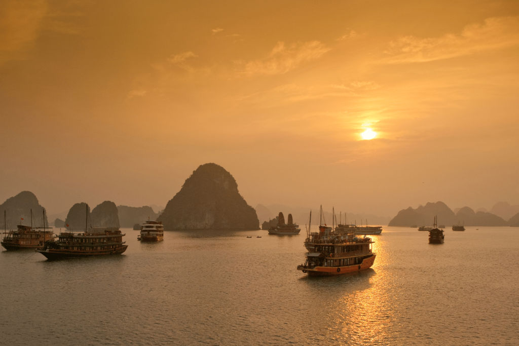 Ha Long Bay sunset