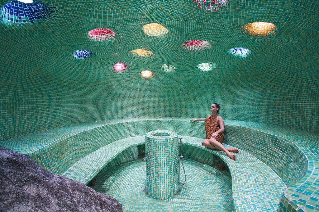 One of the saunas, Kamalaya