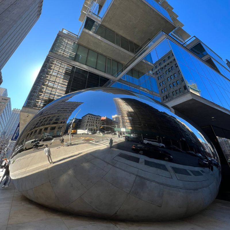 New York Gets Its Own 'The Bean'! Check Out The Reflective Sculpture In Manhattan