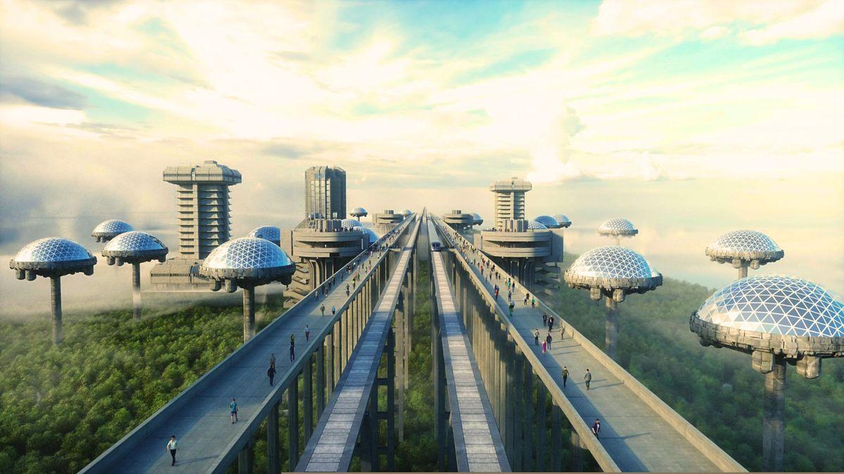 futuristic city designs