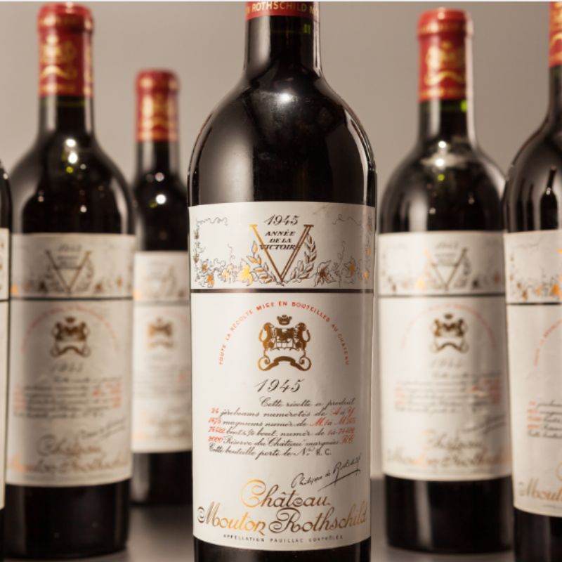 Most expensive wine- Jeroboam of Chateau Mouton-Rothschild 1945