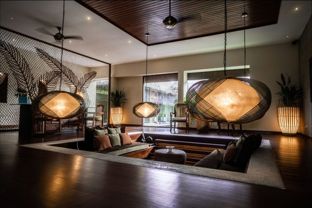 Spa reception area