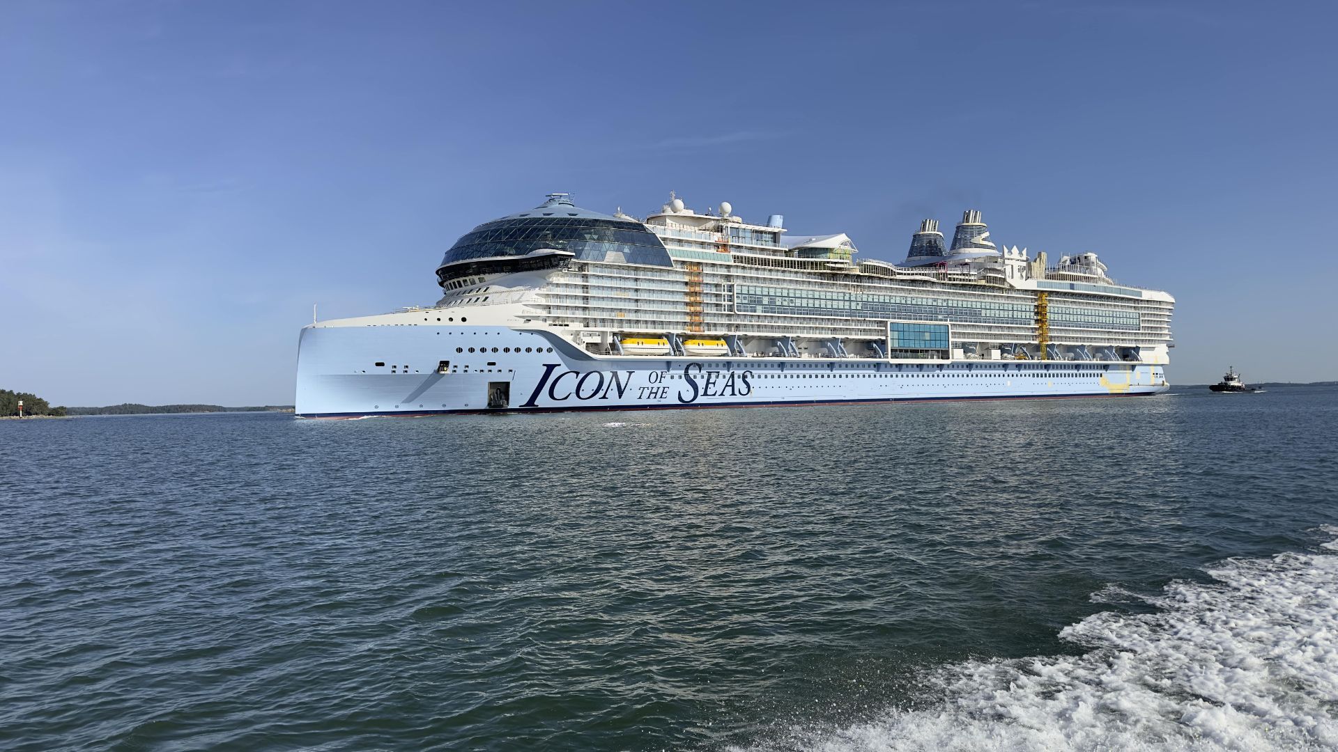 In Pictures: The World's Largest Cruise Ship Sets Sail