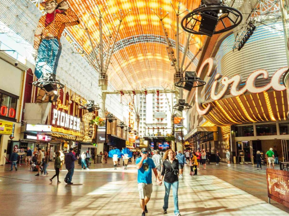 Fremont Street Shopping Walk (Self Guided), Las Vegas, Nevada