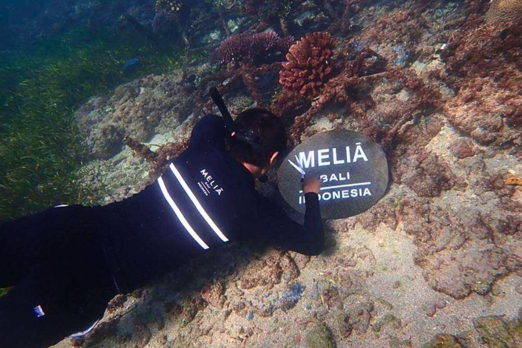 Positive Impact Hotel Experiences, Helps Restore Coral Reefs, Melia Bali
