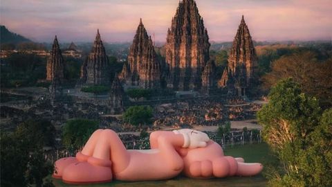 'KAWS:HOLIDAY' World Tour Heads To Prambanan Temple In Indonesia