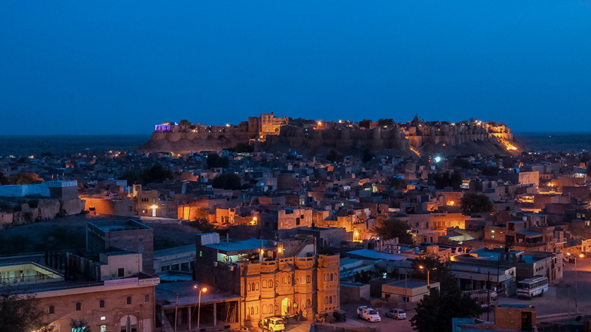Jaisalmer at night