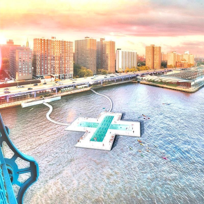 NYC's +POOL: A Floating Marvel Set To Transform River Swimming