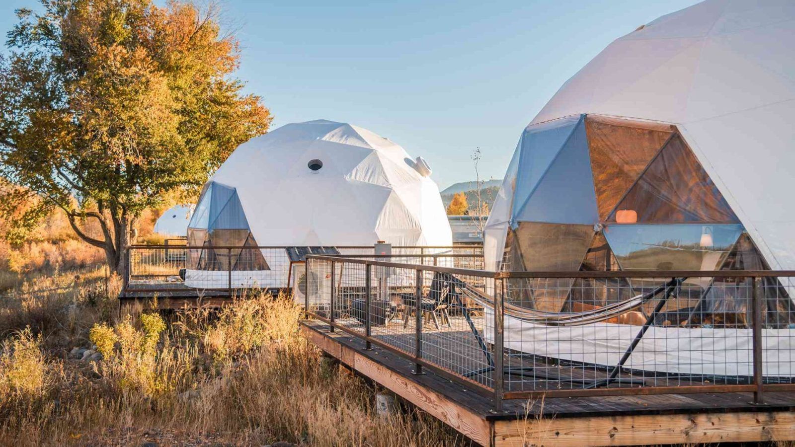 This New Colorado Eco Hotel Has 14 Geodesic Domes