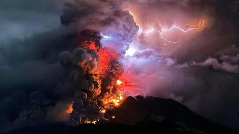 鲁昂火山喷发导致马来西亚航空和亚洲航空航班取消