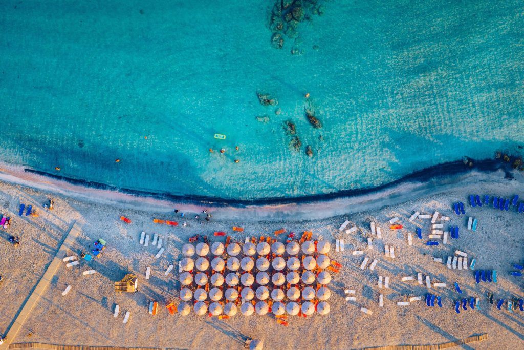 The iconic Elafonisi Beach, Crete.