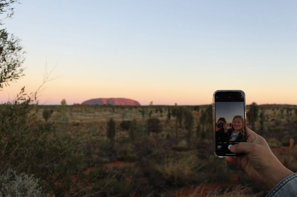 El campo de luz, Uluru