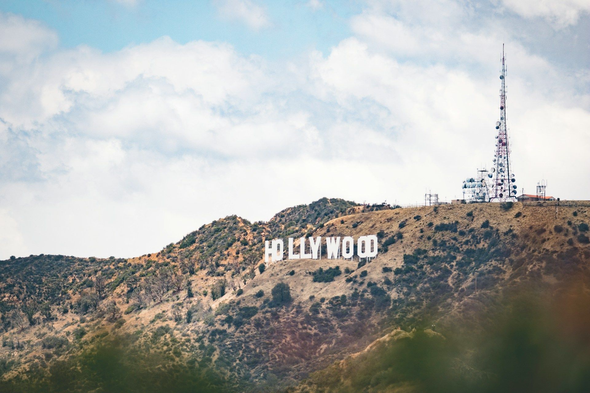 Temporary tourist spots - The Hollywood Sign