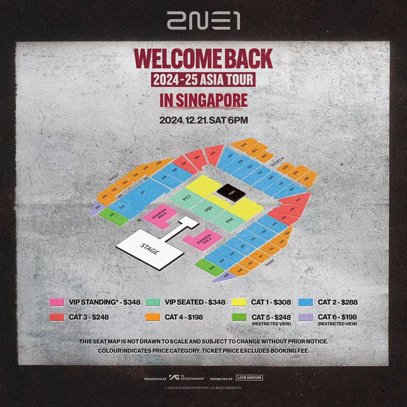 2NE1 2024 Singapore Concert Details: Ticket Prices, Venue, And More Info