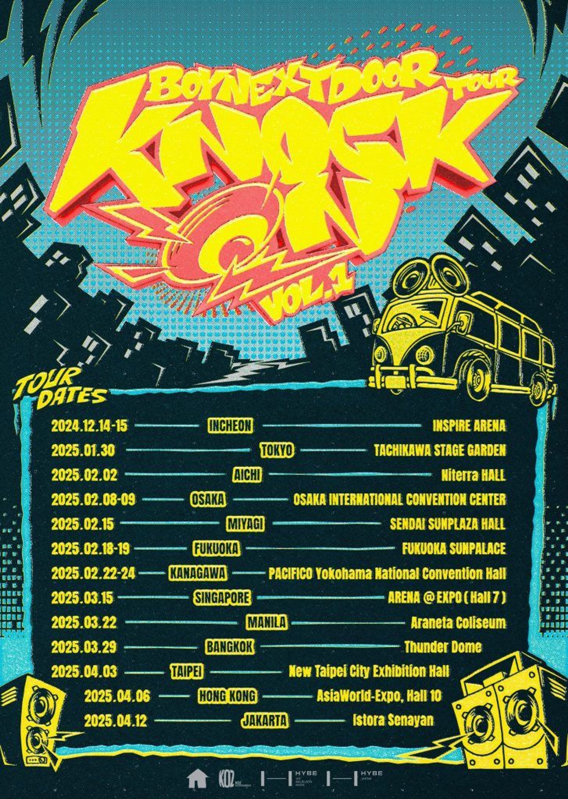 BOYNEXTDOOR Knock On Vol. 1 Singapore 2025 Concert Details Here