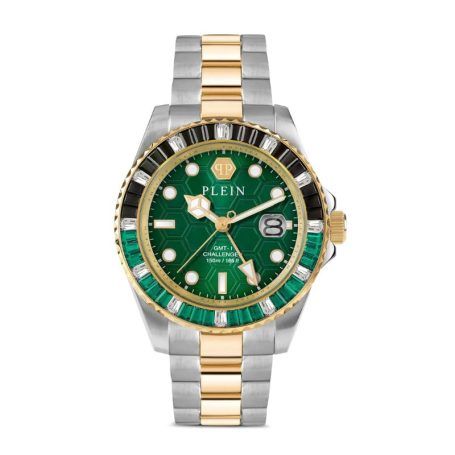 Philipp Plein GMT-I Challenger Baguettes Bracelet Watch