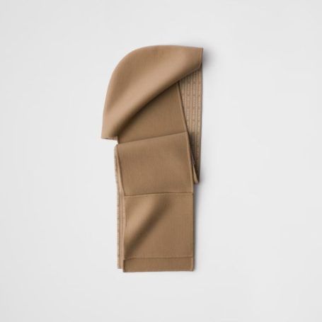 Prada Double Wool Hooded Scarf