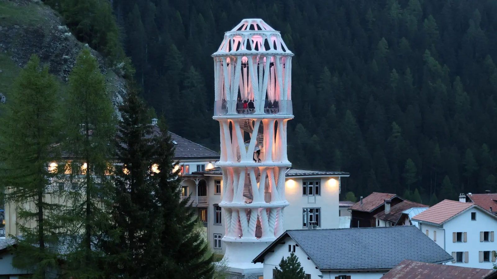 Switzerland Unveils The World's Tallest 3D-Printed Building 'Tor Alva'