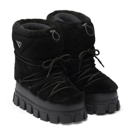 Prada Shearling Après Snow Boots