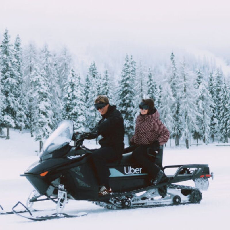 Uber Launches Snowmobile Safaris In The Dolomites For Winter Olympics 2026
