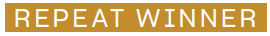 T+L Luxury Awards 2026 - Repeat Winner